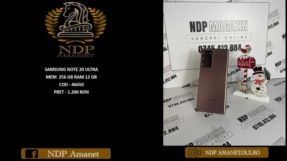 NDP Amanet NON-STOP Bld.Iuliu Maniu 69 SAMSUNG NOTE 20 ULTRA (46650)
