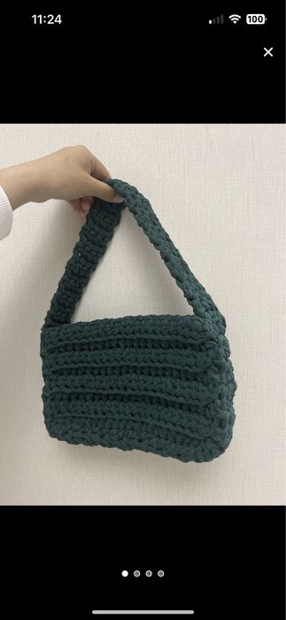 Вязанная сумка