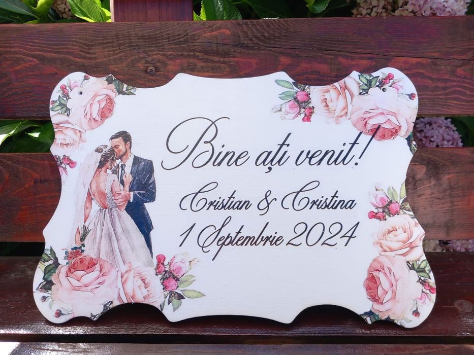 Plăcuță "Bine ați venit"
