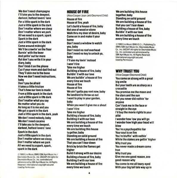 CD Alice Cooper - Trash 1989