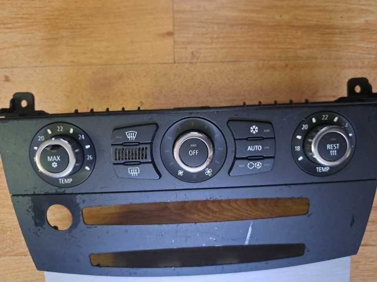 Panou clima climatronic - ornamente consola BMW Seria 5 E60 E61 Seria 6 E63 E64 6988504