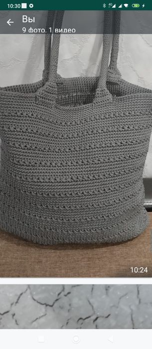 Вязаные сумки  готовые и на заказ