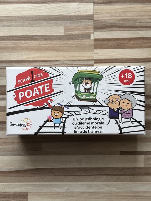 Scapa cine poate (RO) - Trial by Trolley - Gameology boardgame