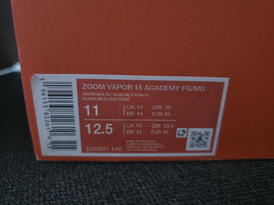 Бутонки Nike Air Zoom Vapor 15 - 45 номер/29см