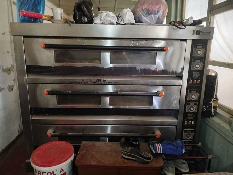 Электрическая духовка, печь, 380 Вольт 9 поднос, кондитерский