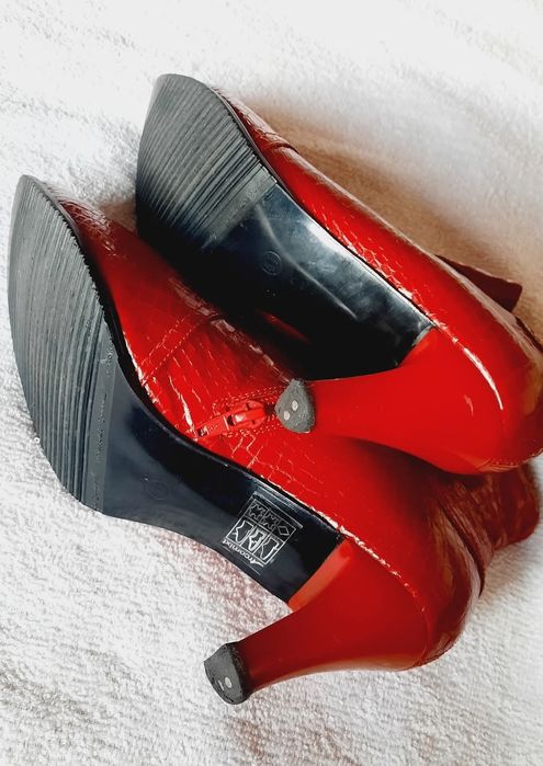 Botine damă din piele Arcomixt fabricate în România, nr.41