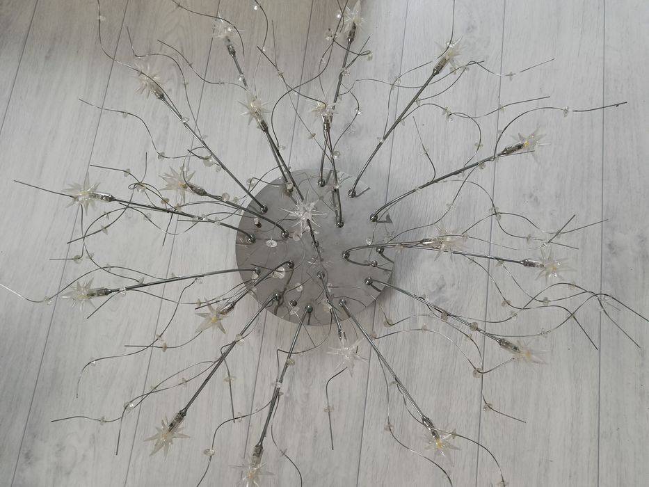 Люстра большая LED лампы