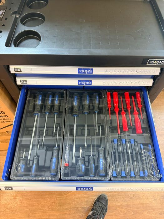 Dulap scule Scheppach TW1000, 263 piese, nou