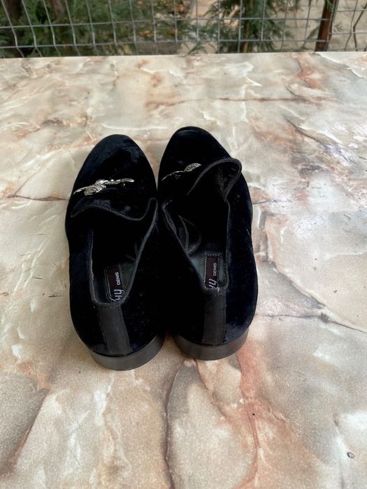 Pantofi eleganți gală de catifea