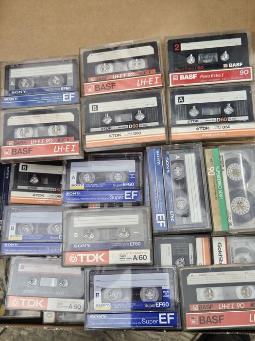 Касети за касетофон, Sony,TDK