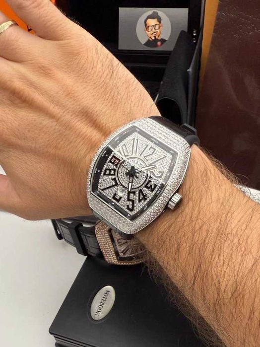 franck muller vanguard yachting пълен диамант
