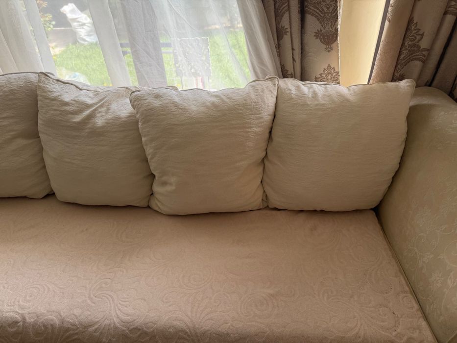 Canapea 3 locuri beige Design