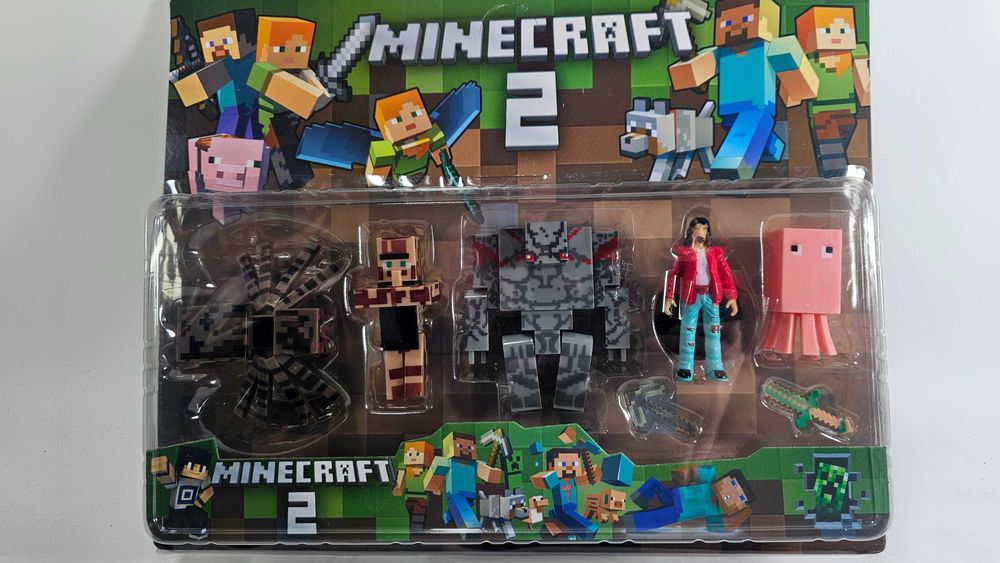 Minecraft 2 - Комплект 5 бр. фигурки / 2 модела + аксесоари