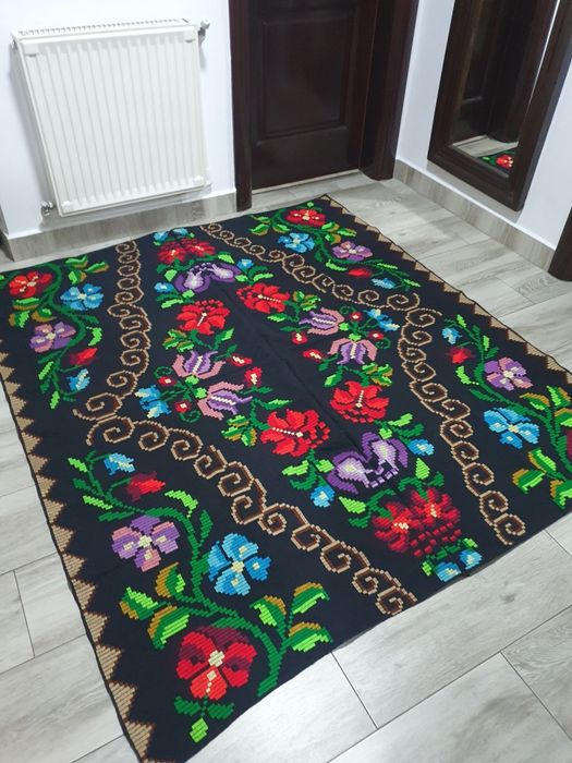 Pătură lînă naturală tesuta la razboi