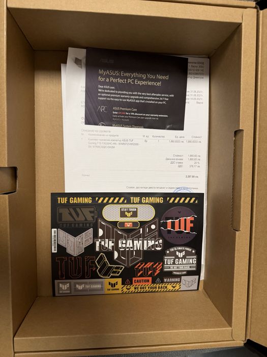 Геймърски Лаптоп. ASUS TUF F15 Gaming.