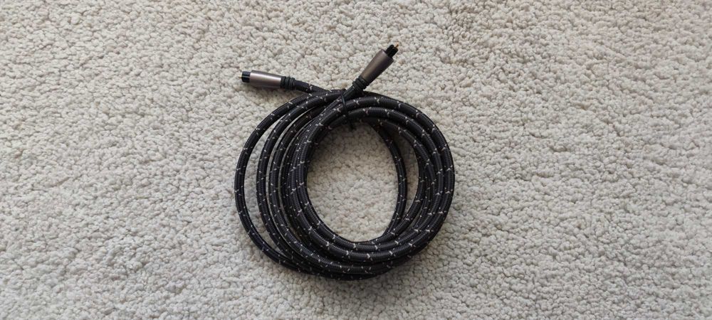 Hama Cablu Audio Fibra optic, Mufă ODT (Toslink), din metal, de 3 m