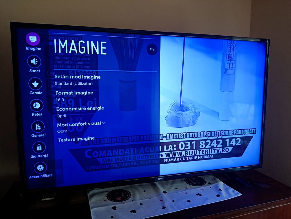 Televizor Smart LG 49UH603V diagonala 125 cm