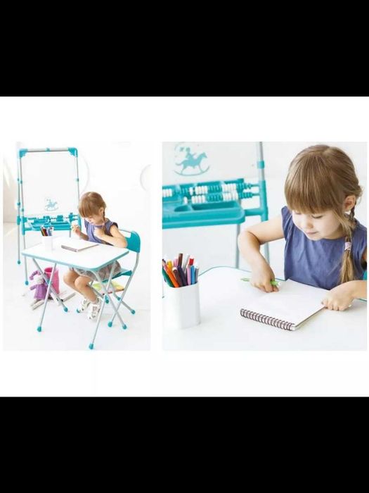 Комплект детской складной мебели парта и стул