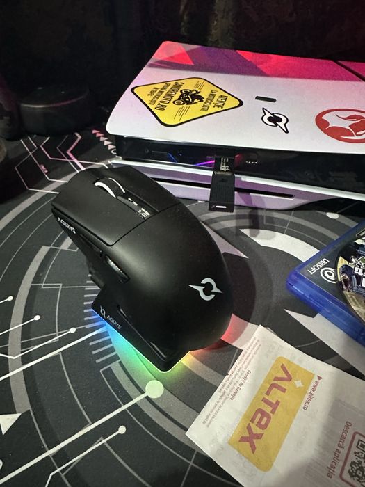 Vand mouse Aqirys Gaming Zephir,26000 dpi