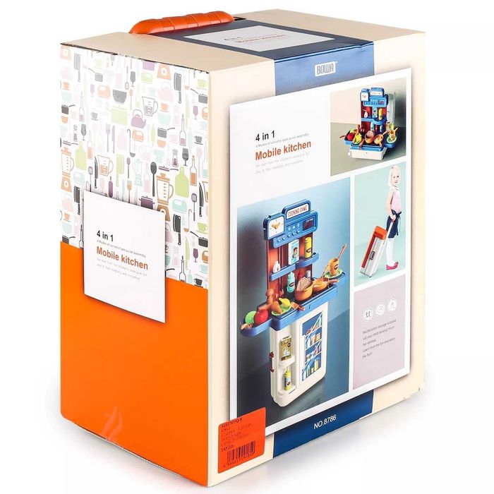 Передвижная кухня чемодан со световыми и звуковыми эффектами