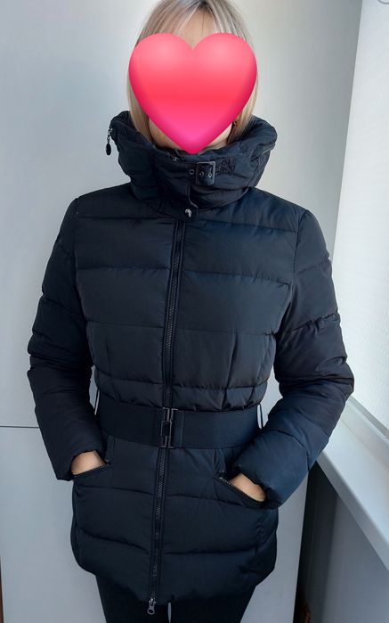 Пуховик зимний чёрный в отличном состоянии фирмы Savage