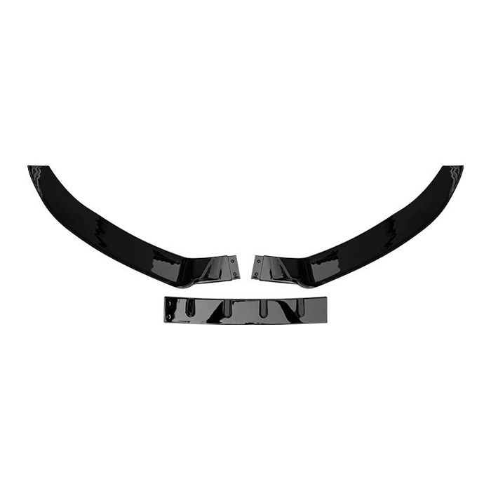 Lip prelungire bara fata S4 Design Audi A4 B8 2009-2012 negru lucios