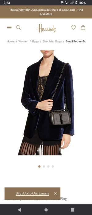 Tom Ford Natalia Silver Python