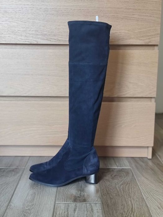 Massimo Dutti кожени ботуши/ чизми pазмер 39