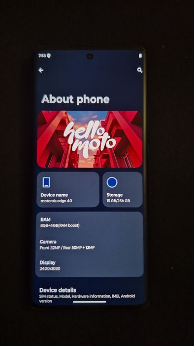 Motorola edge 40 256 gb