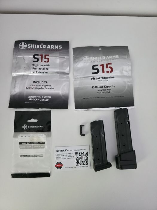 Два пълнителя Shield Arms за Glock 43X/48