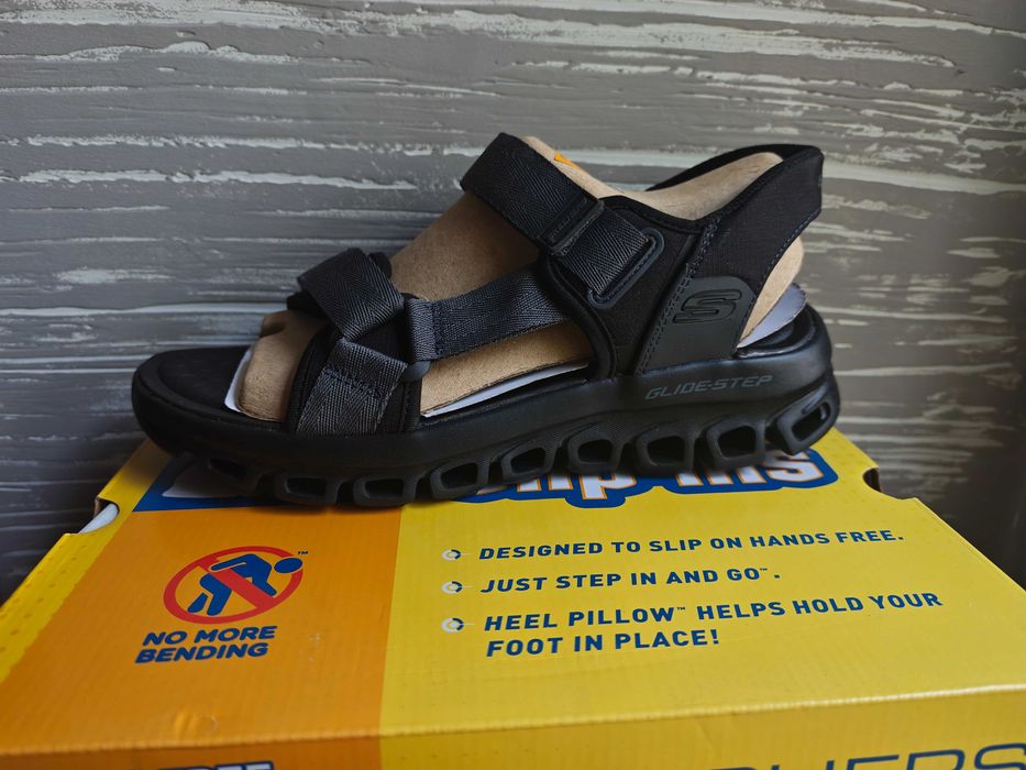 Сандали Skechers Glide Step черни 41.5  мъжки / дамски