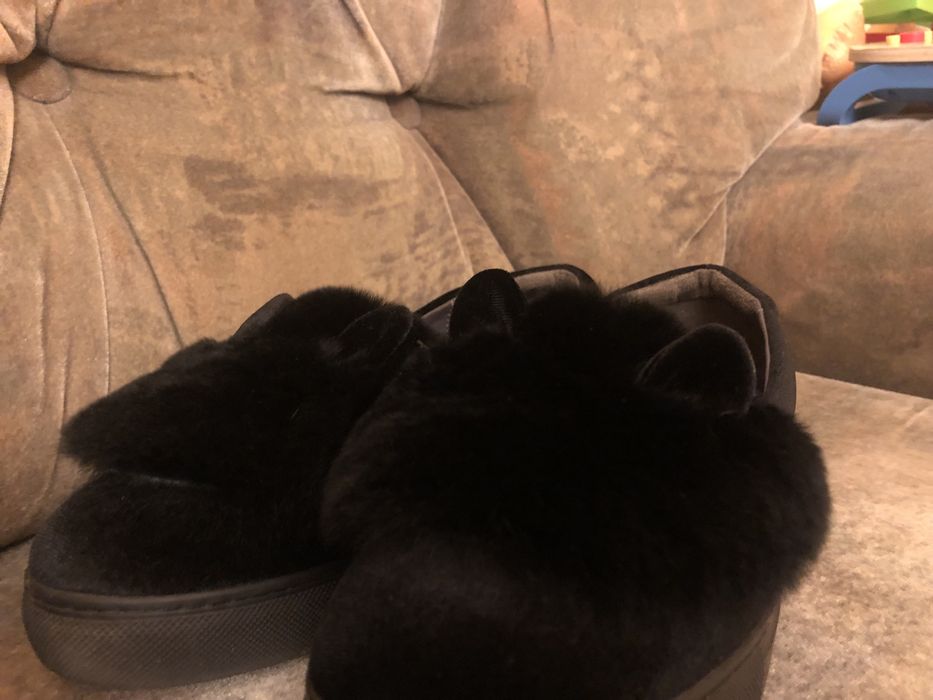 Pantofi blanita-catifea, platforma, 38