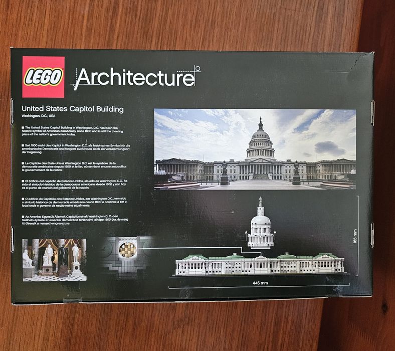 LEGO® Architecture United States Capitol Building Капитолия САЩ 21030