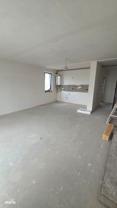 Apartament nou, semifinisat, 69 mp utili + balcon 7 mp, etaj 1