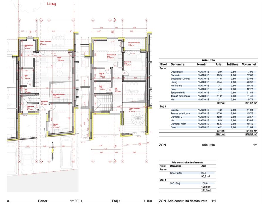 Case cuplate, Parter/Etaj/Terasa,Comision 0%