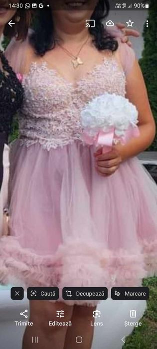 Rochie de mireasa plus poșetă cadou