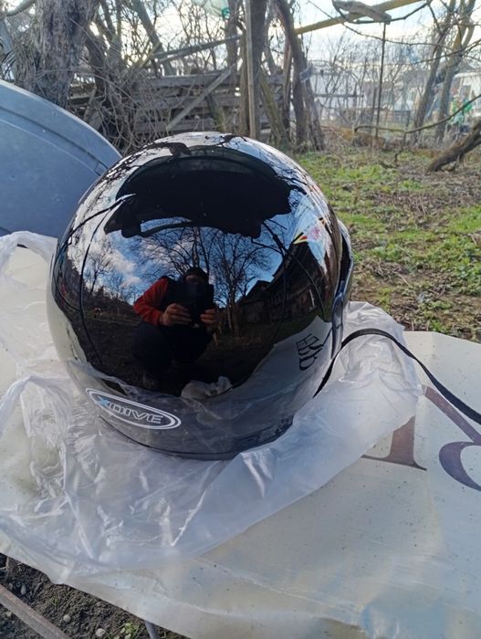 Casca moto - scuter- ATV cu viziera dublă f