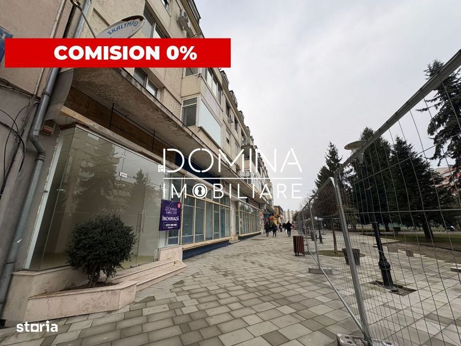 Spatiu comercial *82 mp-dublu acces* str. Victoriei - zona pietonala