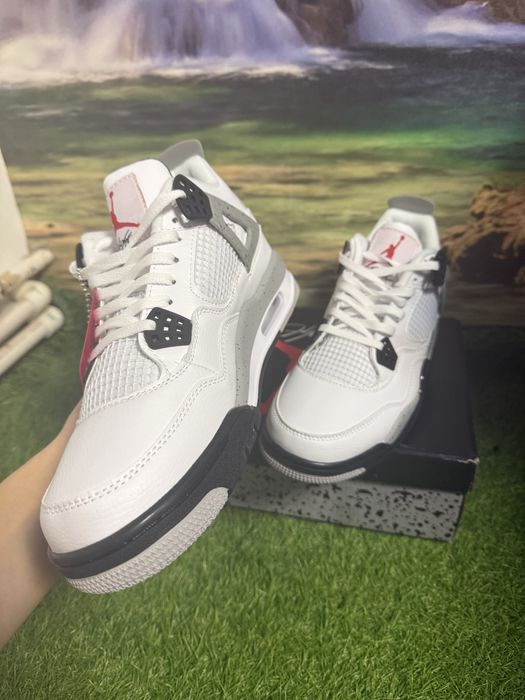 Jordan 4 White Cement