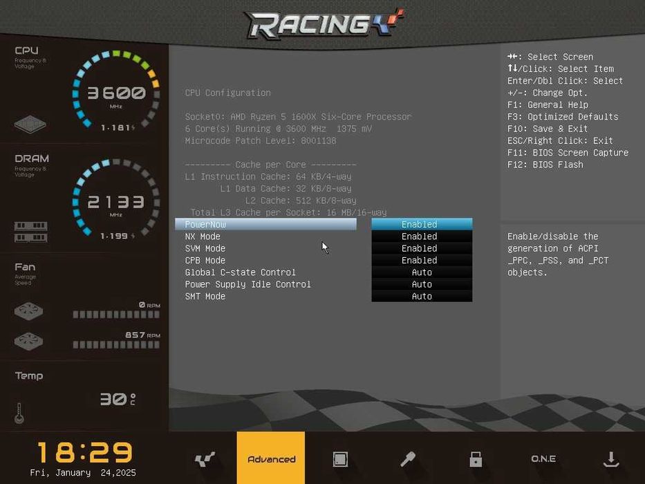 Процесор CPU AMD Ryzen 5 1600X 3.60 до 4.00 GHz Socket AM4