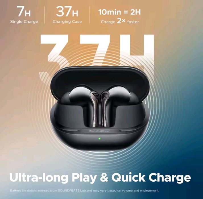 Soundpeats Air 5 Pro ANC Hi-Res LDAC APTX BLUETOOTH earbuds слушалки