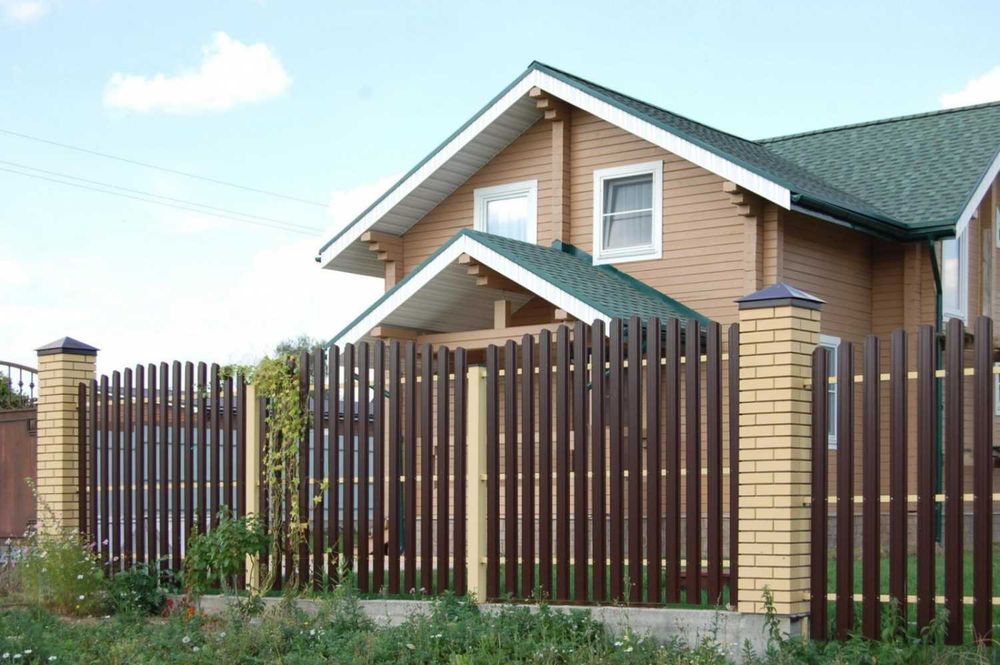 ЕВРОШТАКЕТНИК. ЗАБОР Металлический штакетник