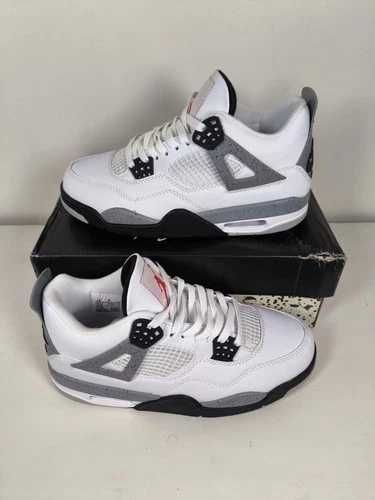 Sneakers Jordan4 White Cement cu eticheta (nu Nike, Gucci, Adidas, Balenciaga)