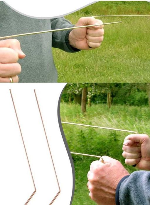 Багети медни за откриване на метали, подземни води благородни метали