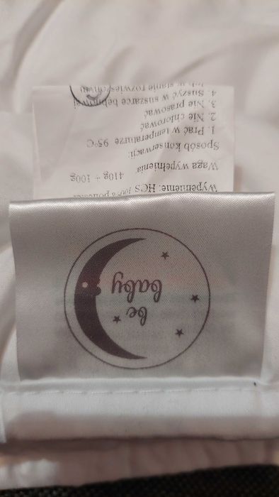 Set pilota si perna pentru copii, poliester, 100x135 cm, 40x60 cm, Alb