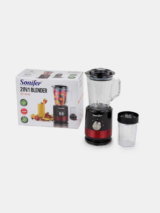 Блендер и кофемолка 2 в 1, Sonifer SF-8042