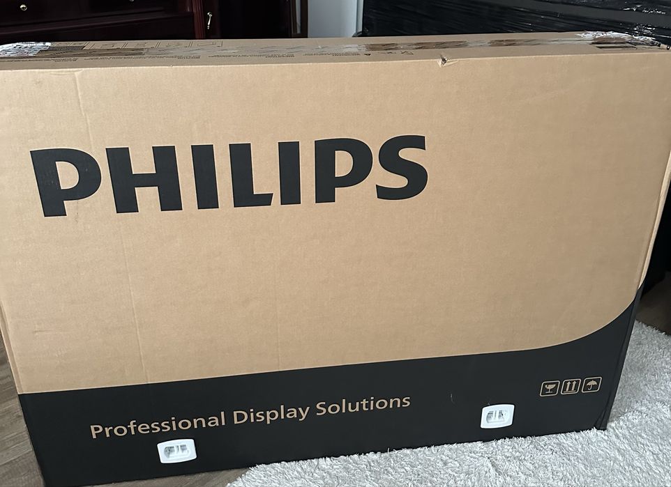 2xPhilips Wall Display 140 cm Suport perete Decoder Smart
