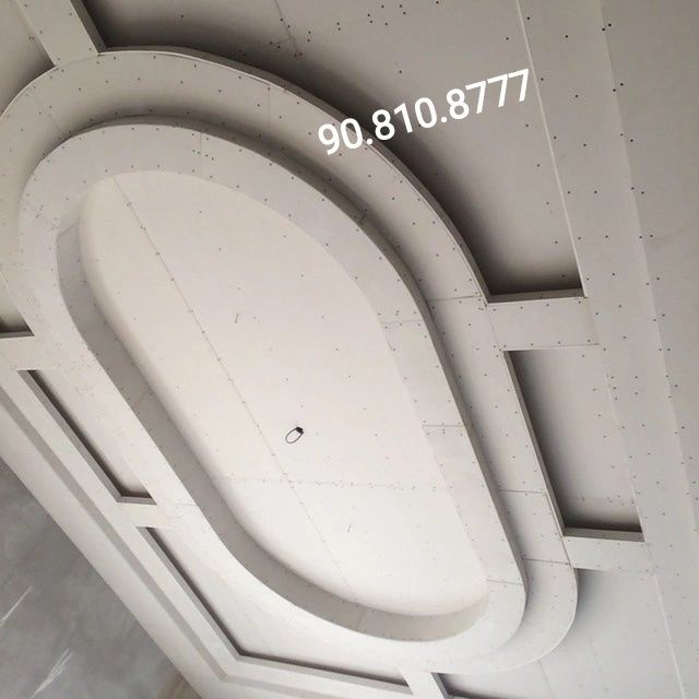 Гипсокартондан девор пергоротка потолок фигура киламиза