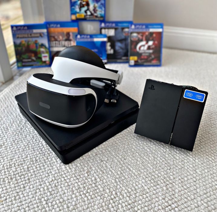 PlayStation 4 SliM+VR•очки виртуальная реальность