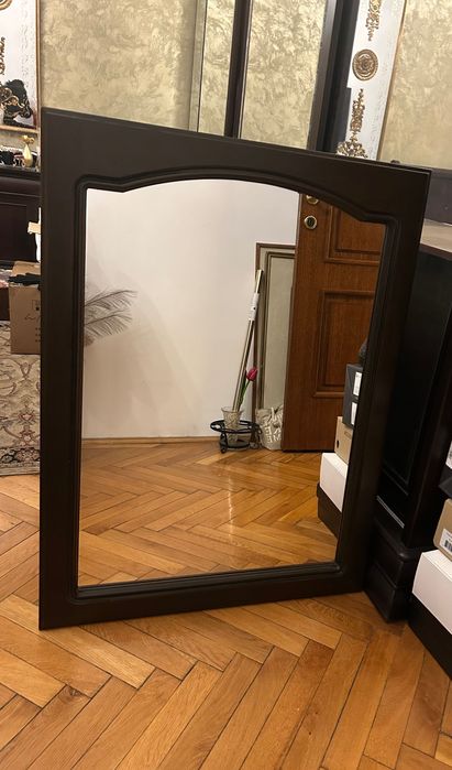 Oglinda deosebita din lemn wenge 70x95 cm